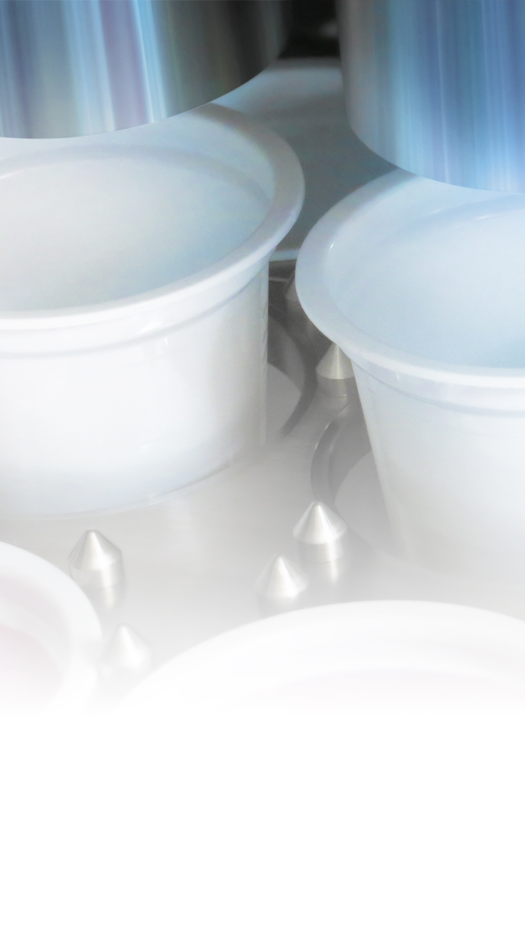 Industry leaders in hygienic filling and sealing technology for cups and bottles.